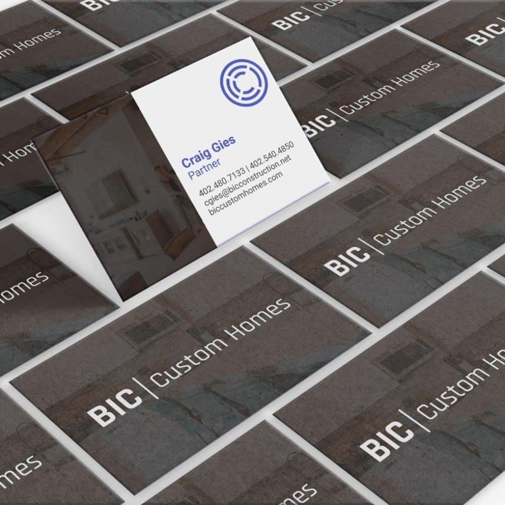 BIC Custom Homes_Business Card Mockup